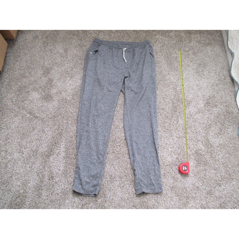 Vuori Ponto Performance Pants Mens M/L Charcoal Gray DreamKnit Joggers V418